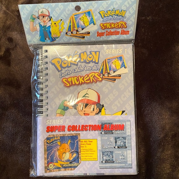 Other | Pokemon Stickers Super Collection Album | Poshmark